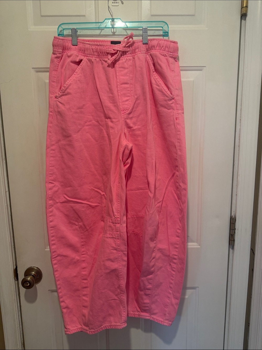 Gap Easy Horseshoe Jeans in Neon Pink Denim - Picture 2 of 12
